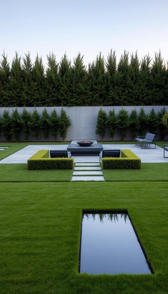 modern minimalist garden design